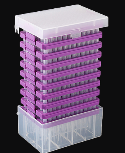 [LAB-SK25-30] Stacked Pipette Tips (W/O Filter)
